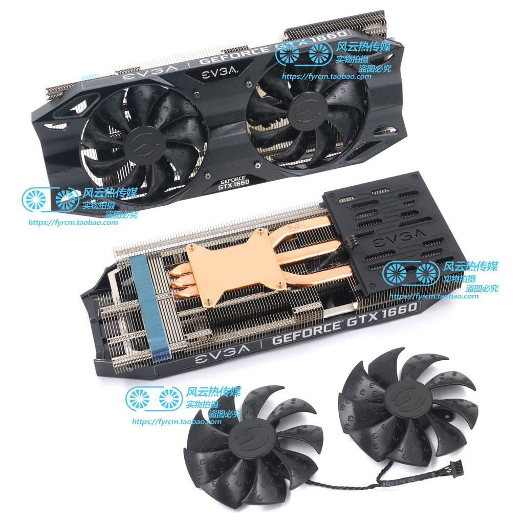 散熱風扇 顯卡風扇 替換風扇 EVGA RTX2060SC GTX1660 1660Ti XC Ultra散熱器風扇PL