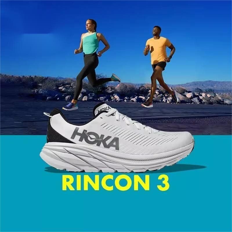 Hoka ONE RINCON林康3輕便透氣減震公路跑鞋回彈耐磨防滑運動鞋