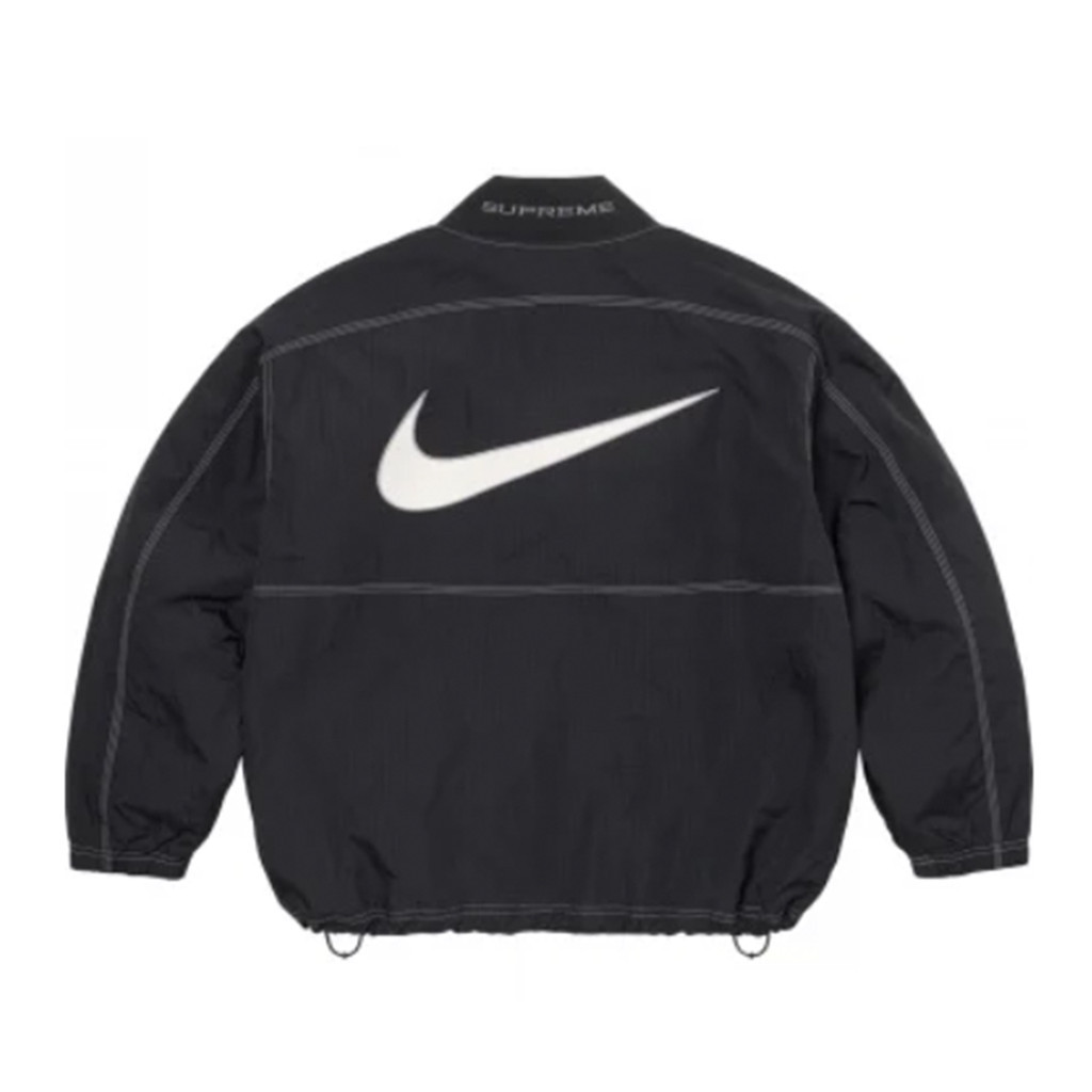 [FLOMMARKET] Supreme x Nike 24SS Ripstop Pullover 鋪棉 衝鋒衣 黑色