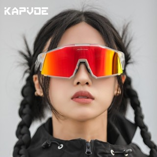 【隔日達 桃園現貨】kapvoe騎行眼鏡 偏光自行車眼鏡 跑步登山太陽鏡 近視KE9022防風鏡 機車眼鏡
