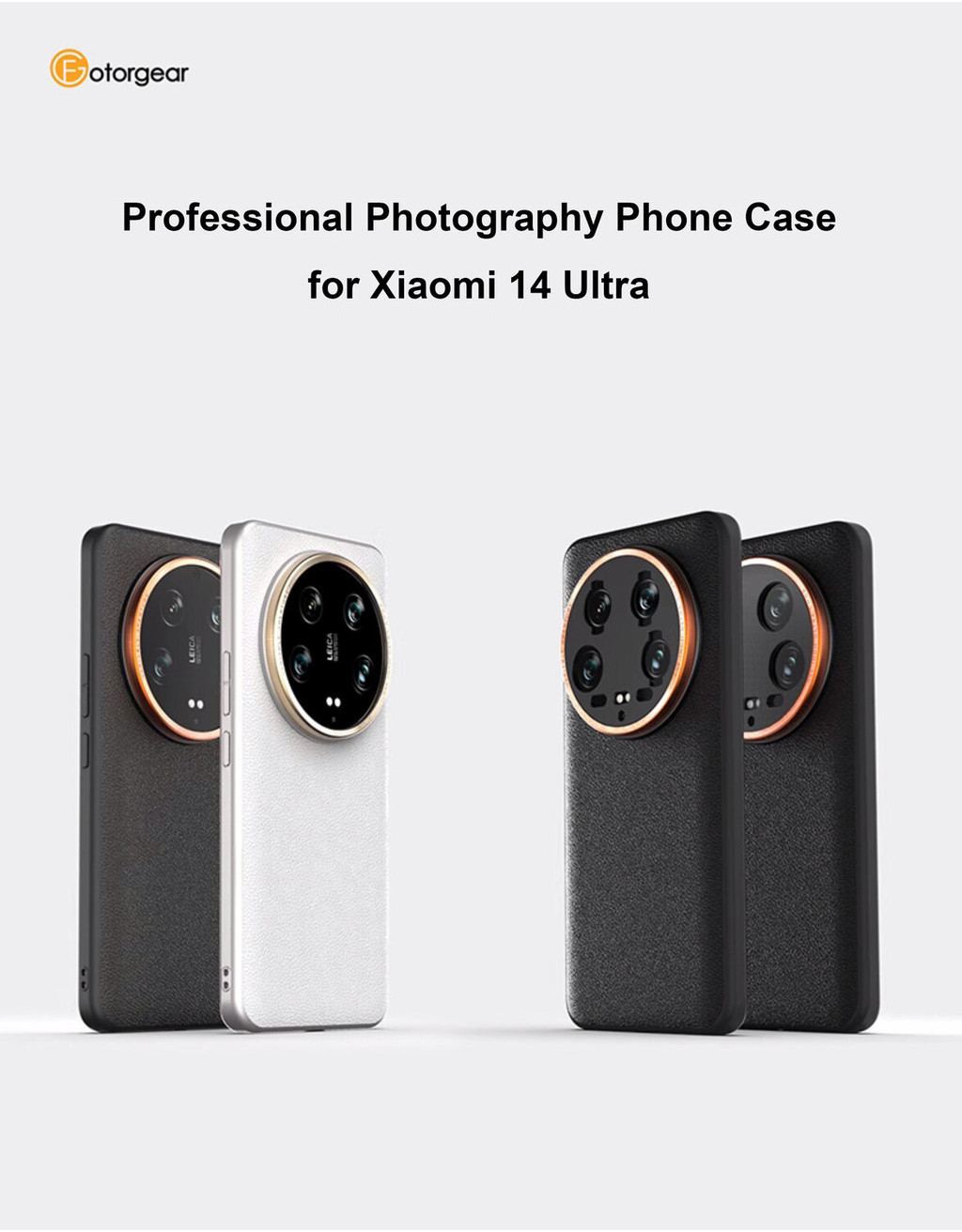 XIAOMI Fotorgear 適用於小米 14 Ultra 的專業攝影手機殼,帶 Magsafe T 卡口/17 毫