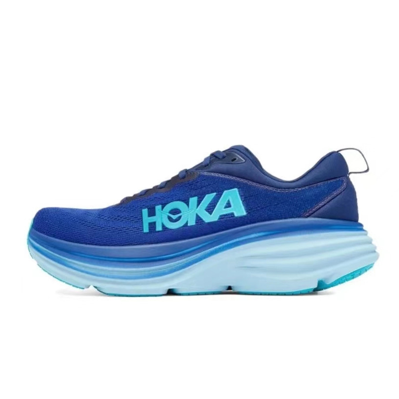 新款hoka ONE Bondi 8男女休閒運動鞋減震公路跑步鞋訓練運動鞋