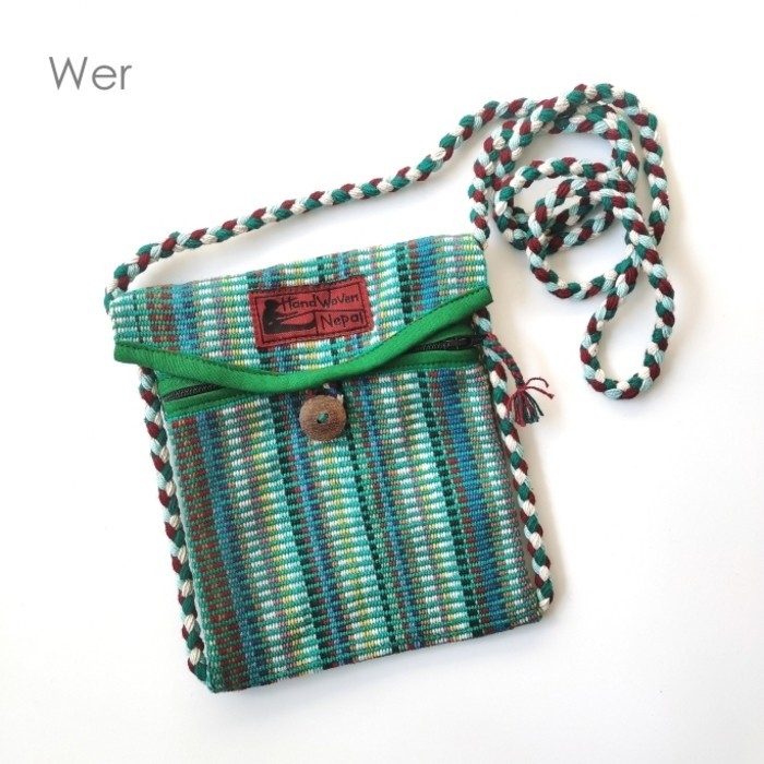 限時下殺 尼泊爾WSDO純棉手織布護照包 手機包 隨身斜挎小包 生日禮物 收藏品 交換禮物
