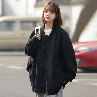 【臺灣發貨】新款運動休閑棒球服外套男女春秋2025新款oversize寬松美式飛行員夾克潮