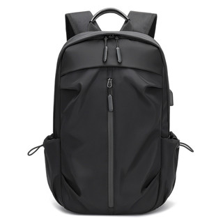 雙肩背包男士2020新品商務休閒電腦包usb充電旅行學生後背包
