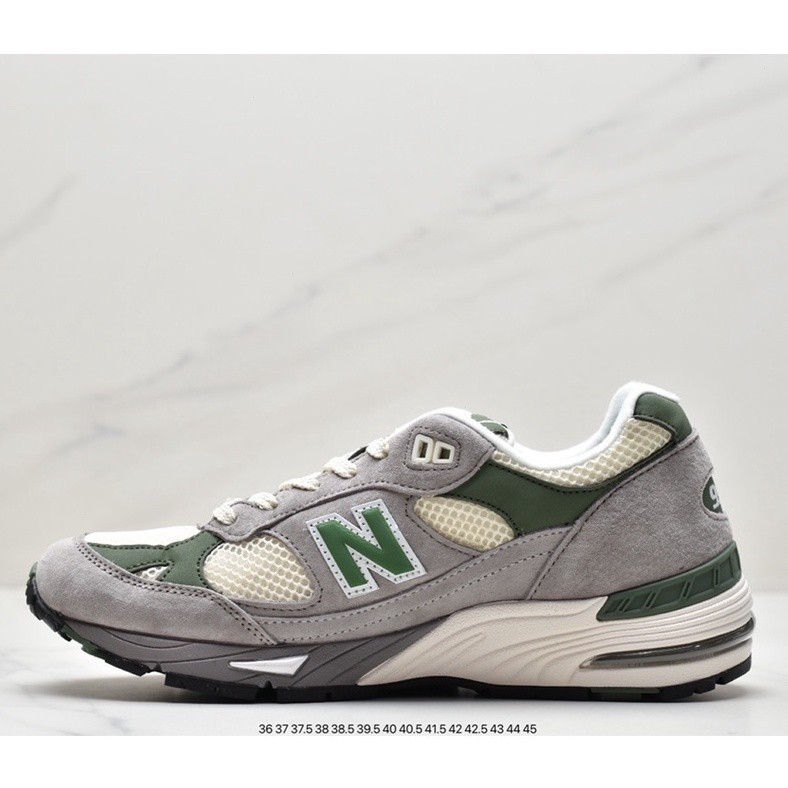 紐巴倫 New Balance Zpbu New Balance 991 美國原產灰色墨綠色美國製造 M991 運動鞋