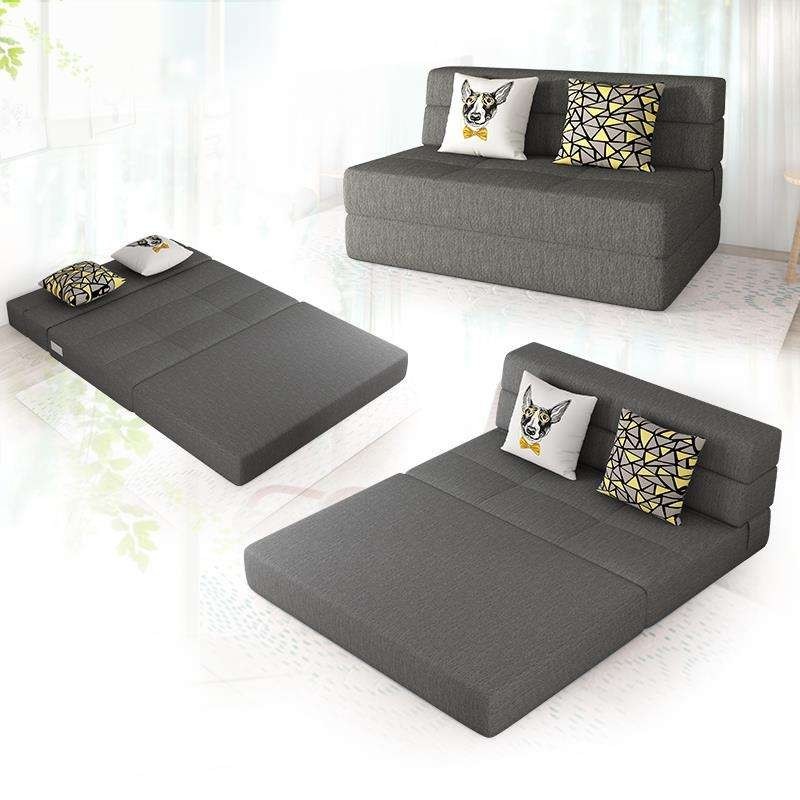 【免運】 沙發床可折疊多功能單人小戶型1.2米客廳雙人懶人沙發1.5米榻榻米