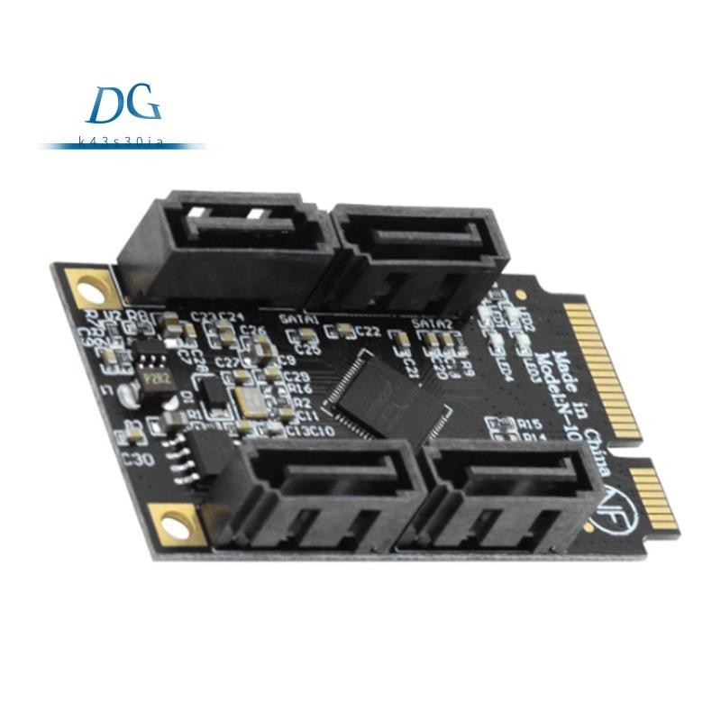 ♞,♘高速 SATA 3.0 適配器高效數據管理:Mini PCIe 轉 4 端口 SATA 3.0 適配器 - 快速可