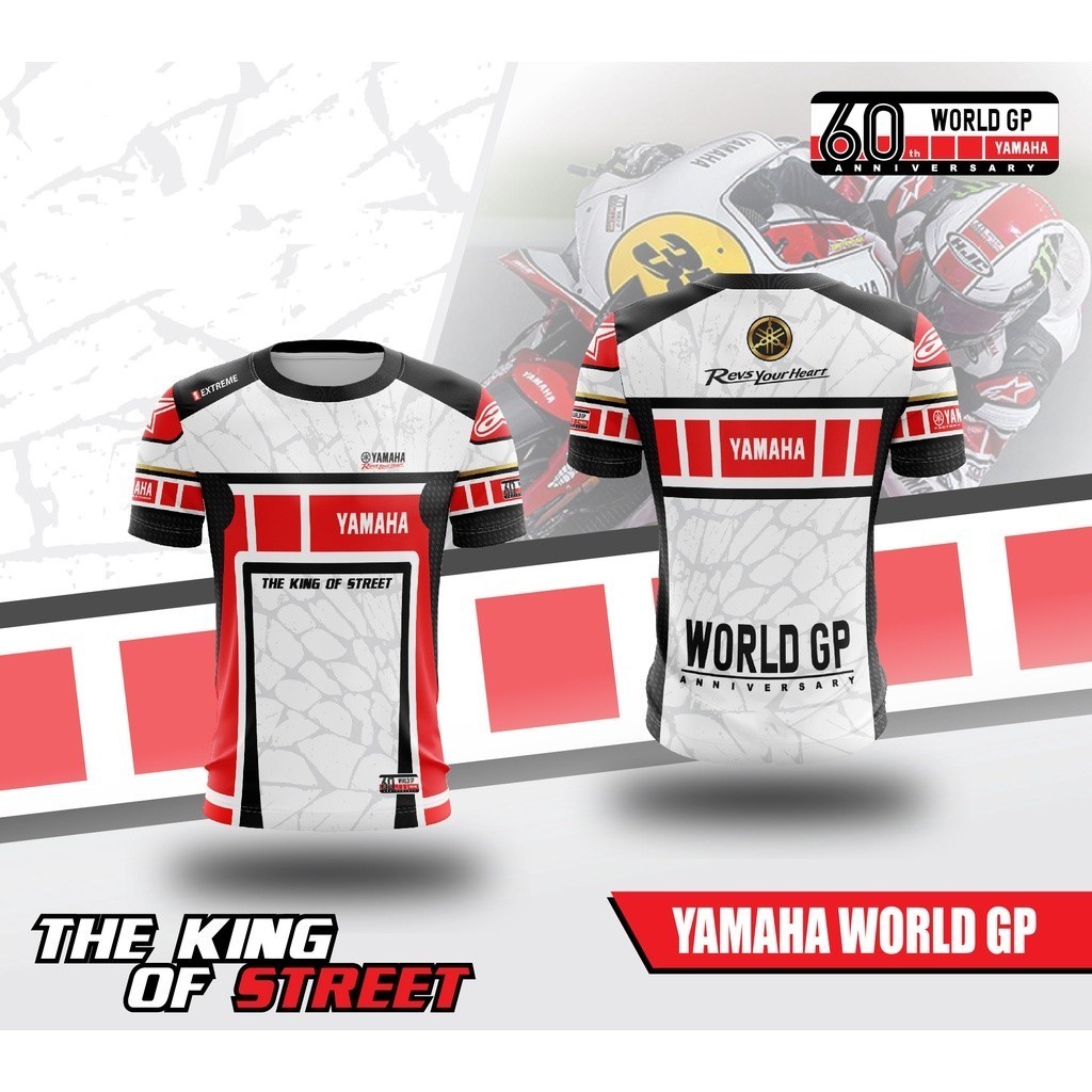 山葉 Yamaha World GP 昇華運動衫 T 恤