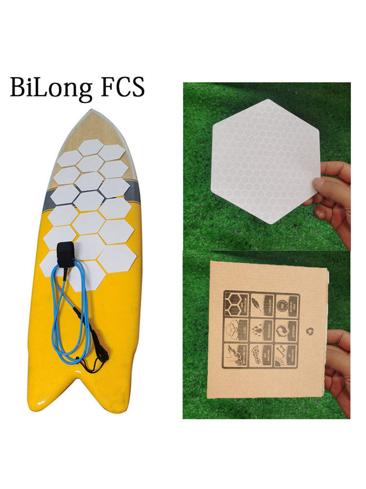 衝浪板防滑墊六角蜂窩形狀腳墊surf pad帆板止滑墊20片裝PC材質