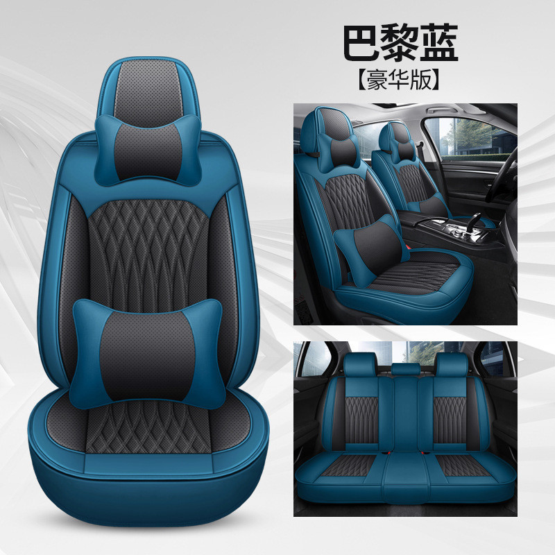 全覆蓋汽車座椅套 PU 皮革全套前座+後座專為 Swift Triton Nissan 3 系列製造