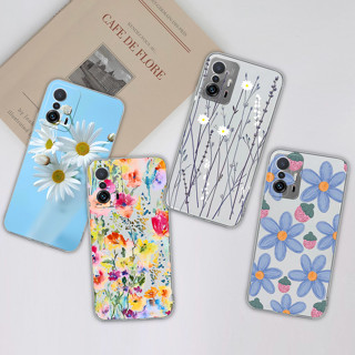 XIAOMI 小米 11T Pro 手機殼流行花卉圖案透明高品質軟矽膠保護套小米 11TPro 外殼 Capa