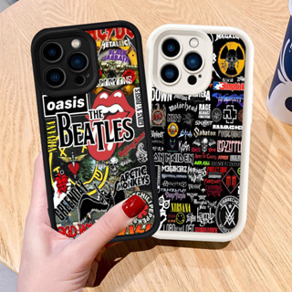 IPhone 8 13 Pro Max Plus 矽膠保護殼 H-94 搖滾樂隊