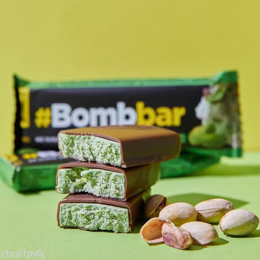 蛋白棒 俄羅斯bombbar迷你蛋白棒代餐能量棒無蔗糖巧克力乳清健身蛋白棒40g