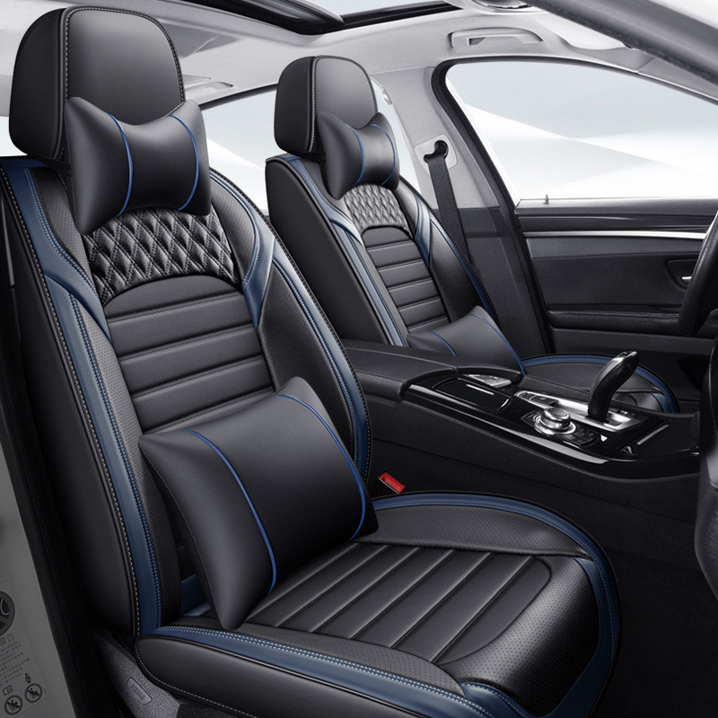 通用型汽車座椅套 PU 皮革前座+後座,專為 Swift GLA Teana Mazda CX4 5 系列製造