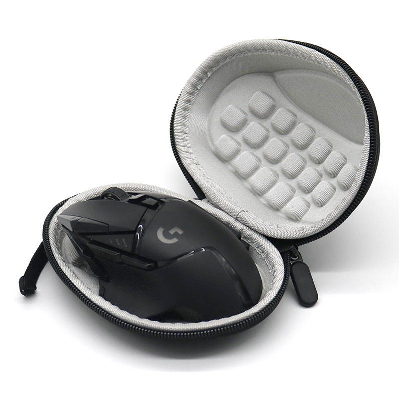 適用 羅技G502X創世者無線滑鼠包 便攜防摔收納盒保護袋抗壓硬殼