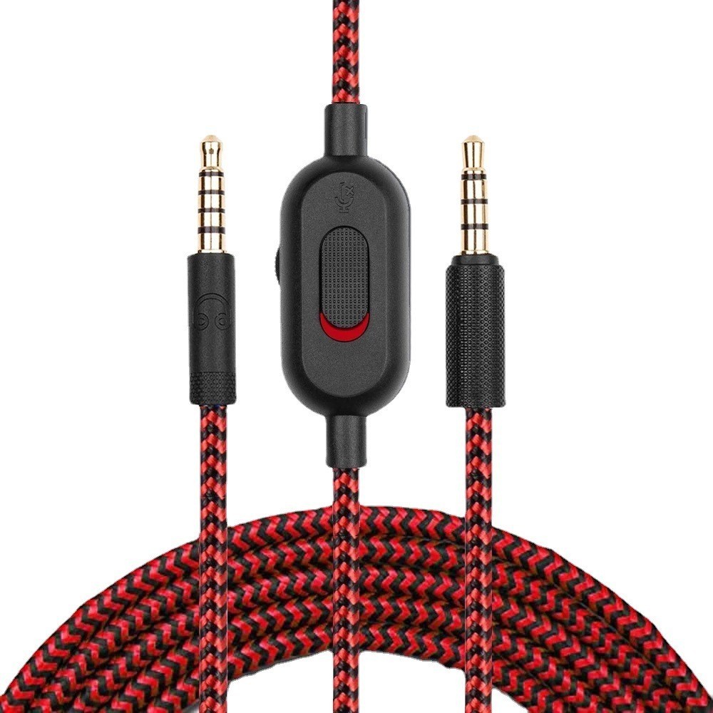 適用羅技G433耳機線G233遊戲線 Gprox音頻線 可調控替換2米編織線 bdc