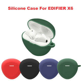 Edifier X6 無線藍牙耳機矽膠套防震保護套殼帶掛鉤