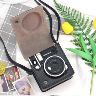 日系復古 ins富士拍立得instax MINI40棕色/黑色相機皮包保護套