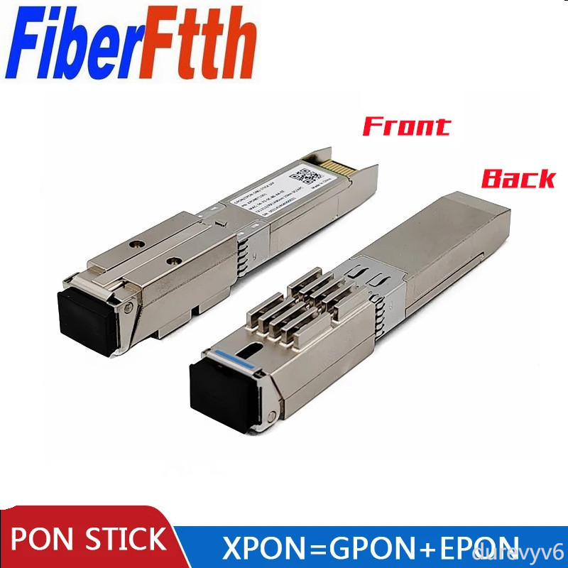 ♞Pon Stick EPON GPON XPON SFP ONU Stick 帶 MAC SC 連接器 pon 模塊