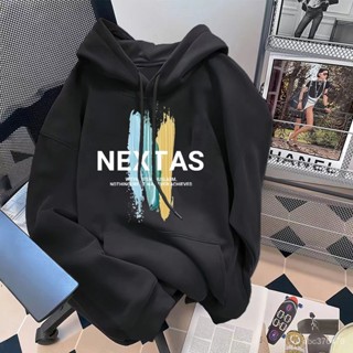 NEXTAS 連帽衛衣 加絨加厚 學生 冬季 帽T 長袖衛衣