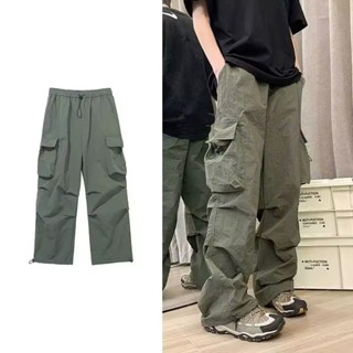 ❤免運❤ 工裝褲 工作褲 工裝長褲 休閒長褲 縮口褲 工裝寬褲 休閒工裝褲 長褲男秋冬日系復古高街多口袋寬鬆