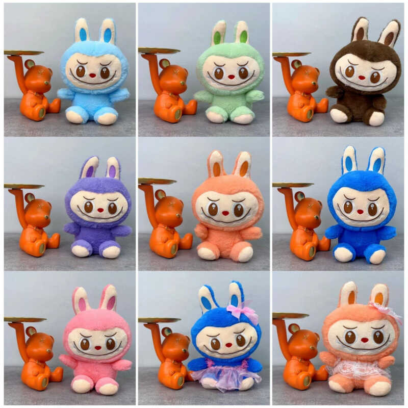 0 7 5 闆 娘 推 薦 *   拉 布 玩 偶 毛 絨 具 泡 瑪 娃 兔 子 掛 件 l a b u 公 仔 兒