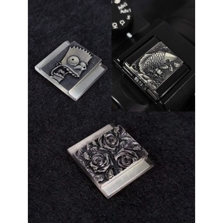 富士xt50熱靴蓋適用xt5x100vi 尼康zf徠卡q3 奧林巴斯 銅相機配件
