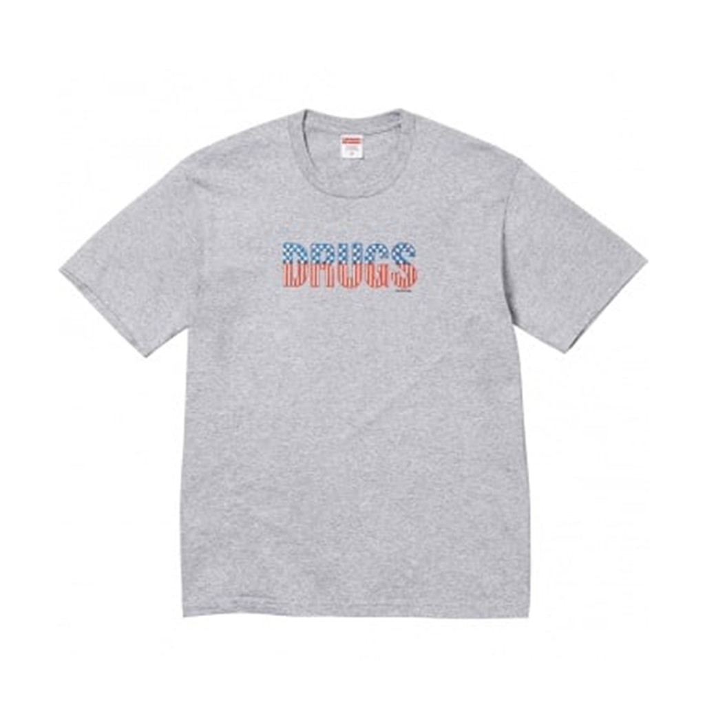 [FLOMMARKET] Supreme 24FW Drugs Tee 短T 灰色
