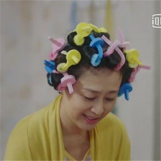 睡美人海綿捲髮棒 愛心造型不傷髮捲發器髮捲 海綿捲髮條懶人髮捲