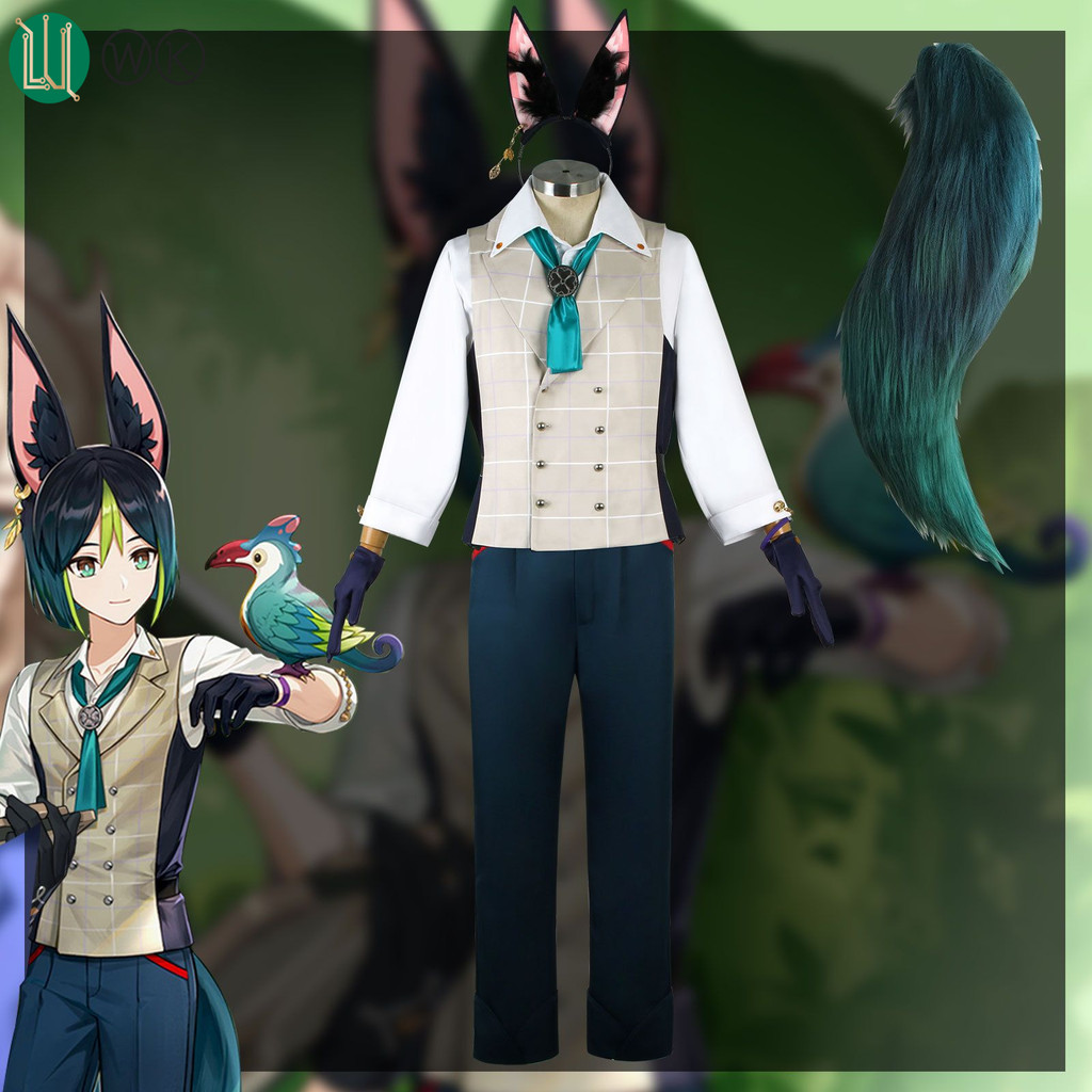 台灣現貨 原神cos服  晨光聯動提納裡cos服全套 遊戲動漫角色cosplay服裝 漫展c服 萬聖節服飾 角色扮演服飾