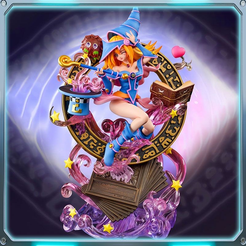 遊戲王手辦 怪獸決鬥 黑魔導女孩GK手辦 潮玩模型雕像擺飾