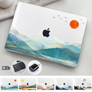 促銷特賣 macbook彩繪保護殼M1M2蘋果筆記型電腦Pro13吋新款筆電國風訂製