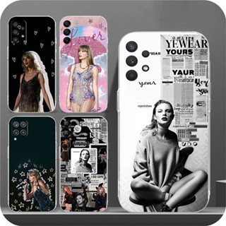 SAMSUNG Taylor Swift 柔軟透明手機殼三星 Note 8 9 Note 10 Lite 10 Plus