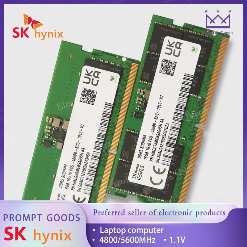 ♞,♘,♙,,【】SK Hynix 海力士DDR5 16GB*2 4800/5600MHZ 筆電記憶體