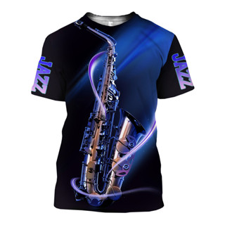 3d 列印爵士薩克斯藝術服裝 Lh0056 3D T 恤