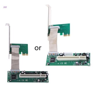 Dou PCIE 到 PCI 用於 Express x16 轉換卡 PCI-E 擴充套件轉換器