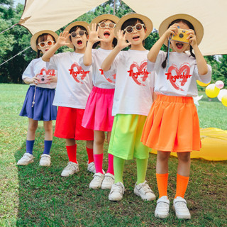 ♞,♘,♙sale 時尚彩色套裝中小學生運動會服裝合唱班服兒童啦啦隊演出服