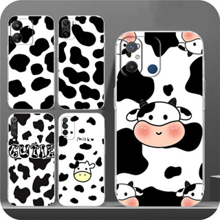 REDMI 可愛奶牛軟透明手機殼紅米Note 8 Pro Note 9 Pro 9S Note 10 Pro Note