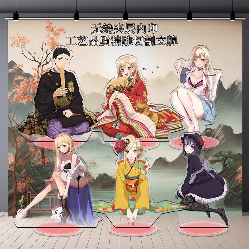 Trove 戀上換裝娃娃 角色高透立牌 莉茲珠珠 美耶子 喜多川海夢 更衣人偶墜入愛河 動漫周邊 戀上換裝娃娃周邊