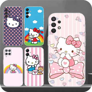 SAMSUNG Hello Kitty 柔軟透明手機殼三星 Note 8 9 Note 10 Lite 10 Plus