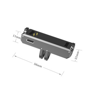 ♞適用於 insta360 go 3 充電底座磁性快速釋放配件底座支架