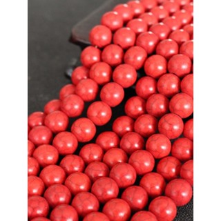【工廠直銷】 紅松石手鍊散珠隔珠108珠子佛珠手串星月菩提子配飾diy飾品配件珠