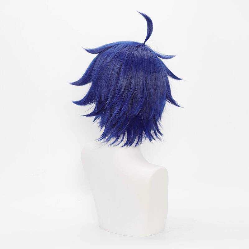 桃源暗鬼cos 一之濑四季cos假發 打毛頂 呆毛款 男短發 c50
