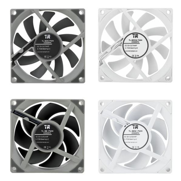 ♞,♘,,Thermalright 80mm 風扇 TL-8015/TL-8015W/TL-B8/TL-B8W 適用於