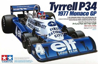 田宮拼裝汽車模型 1/20 泰利Tyrrell P34 Monaco GP 賽車 20053