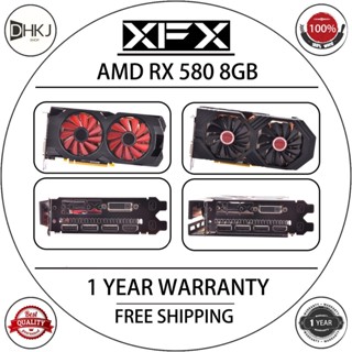 ♞,♘,♙二手 XFX AMD RX 580 8GB RX 580 4GB 顯示卡 GDDR5 256bit 遊戲卡臺式電