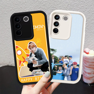 R-2 Bangtan 男孩保護殼軟殼適用於 VIVO Y200e V27 Y83 V27E Pro 保護套