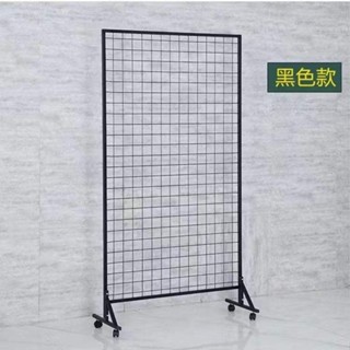 兒童作品展覽架的多功能網狀展示架移動方便藝術品展示架