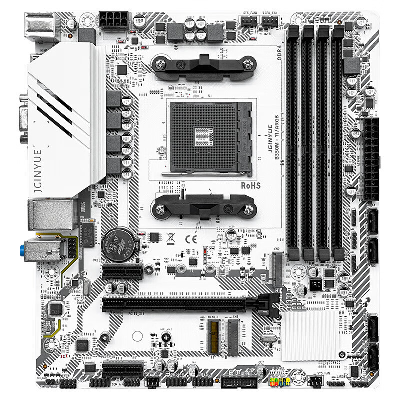 ♞,♘,♙今日特價#[637人]精粵B350M-TI/AR主闆AM4銳龍R5 4000/5000係DDR4電腦主闆